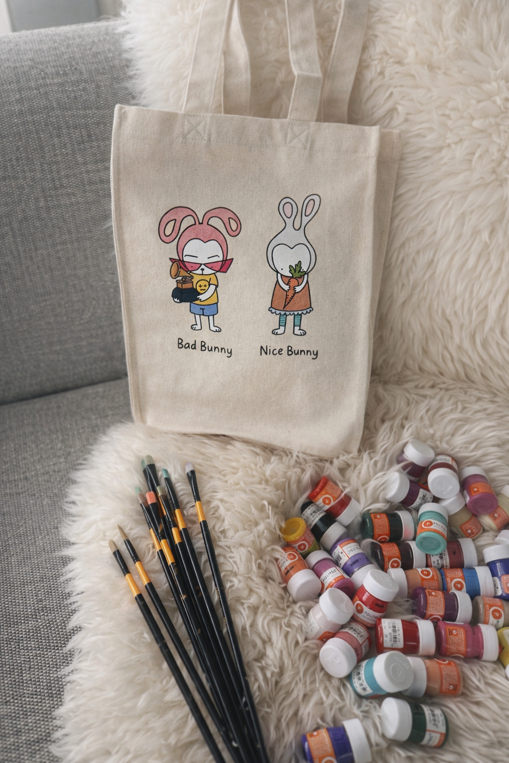 Bad Bunny / Nice Bunny Tote