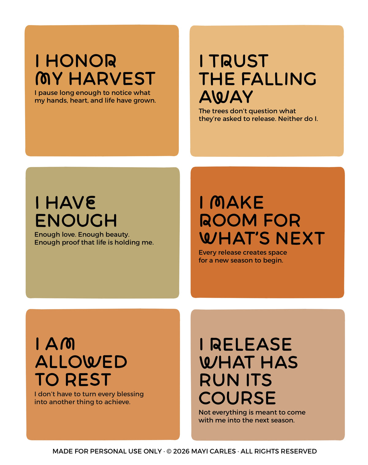 The Affirmation Oracle