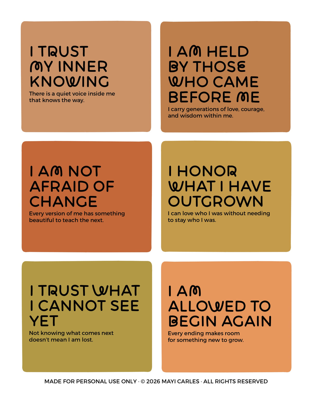 The Affirmation Oracle