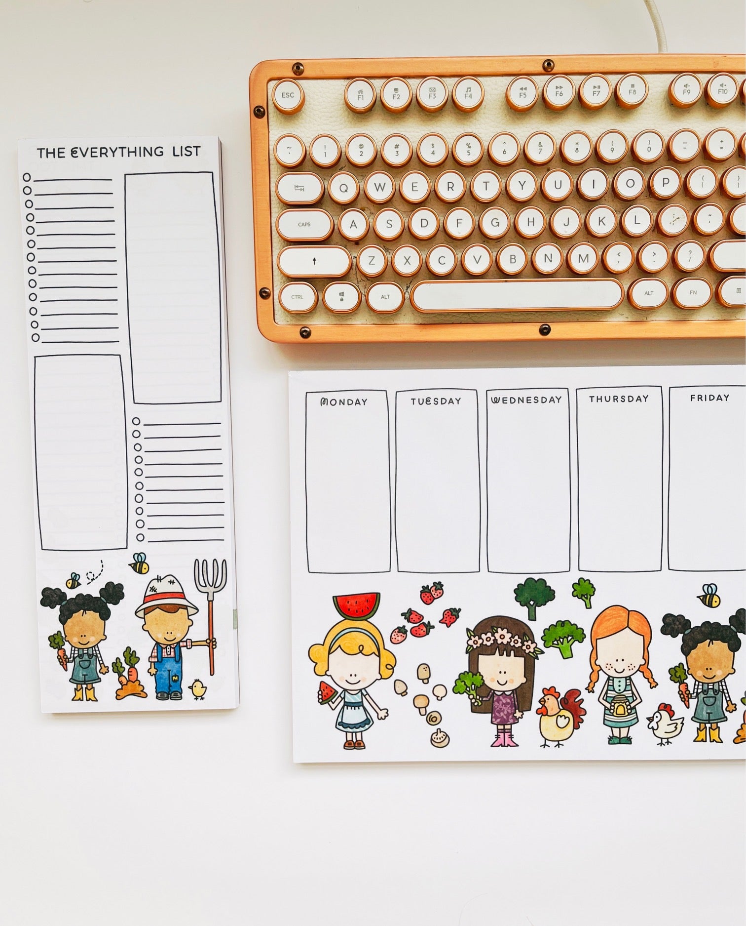 Keyboard Weekly Planner Bundle Mayi Carles